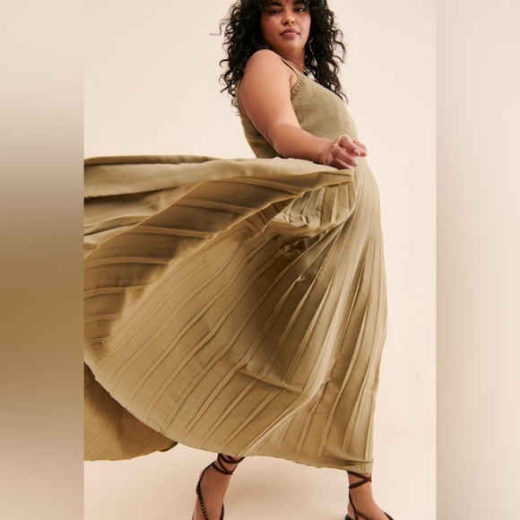 Anthropologie Pleated Maxi Twofer Dress by Mare Mare - Picture 6 of 13